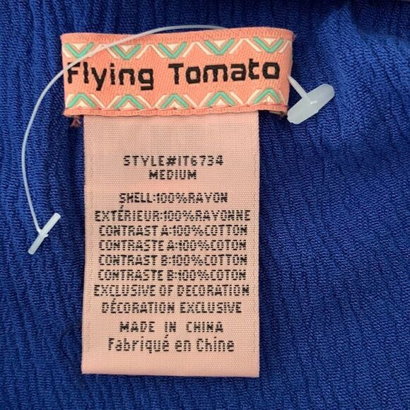 Royal Blue Crop Top - Picture 6 of 8